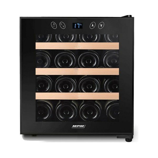 Vinoteca Mpm MPM-48-CW-48 Black Transparent 43 x 52 x 48 cm