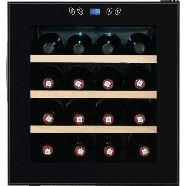 Vinoteca Mpm MPM-48-CW-48 Black Transparent 43 x 52 x 48 cm