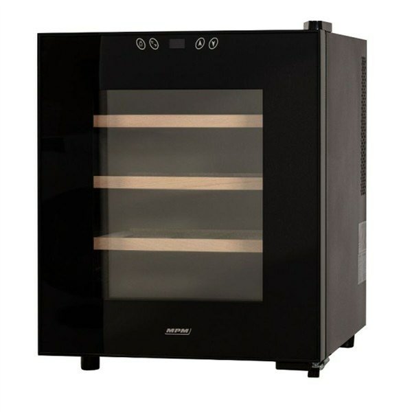 Vinoteca Mpm MPM-48-CW-48 Black Transparent 43 x 52 x 48 cm