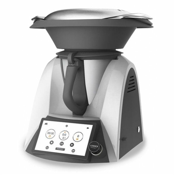 Food Processor Cobbo OC-1 White Black Silver 1500 W 300 W 2 L 2,2 L