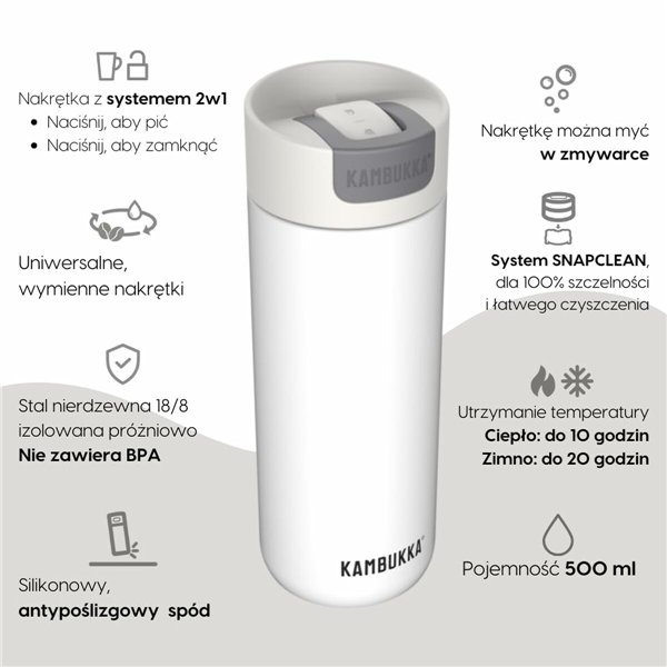 Thermos Kambukka 11-02027 White 500 ml