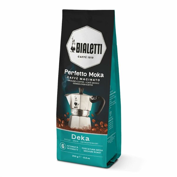 Ground coffee Bialetti Perfetto Moka Decaf 250 g