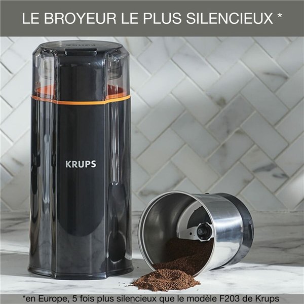 Electric Grinder Krups GX332810 Black 175 W 90 g