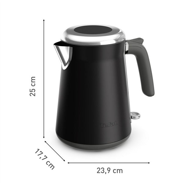 Kettle Tefal KI6668E0 Black Stainless steel 2400 W 1,7 L
