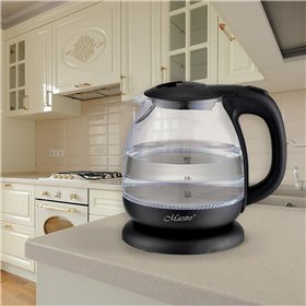 Kettle Feel Maestro MR-055 Black Glass 1100 W 1 L