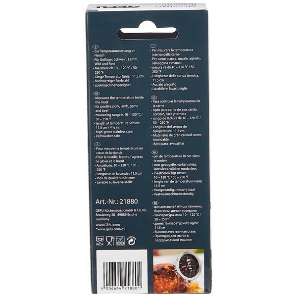 Meat thermometer Gefu MESSIMO Stainless steel