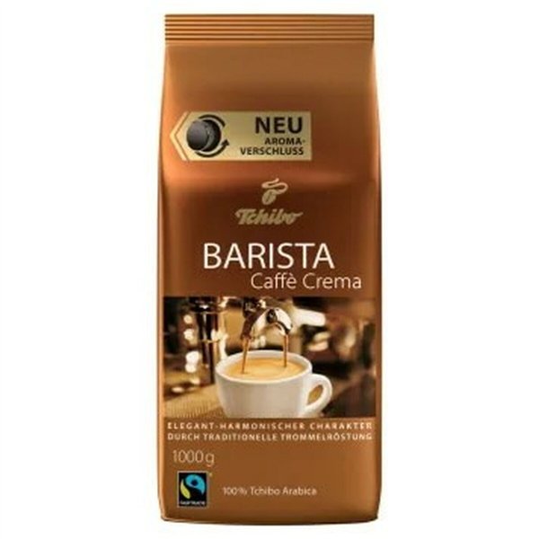 Coffee beans Tchibo Kawa Barista Caffe Crema 1KG ziarnista