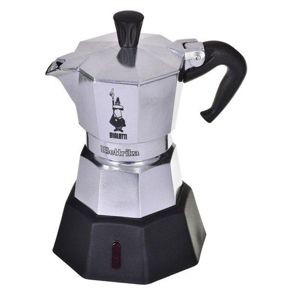 Italian Coffee Pot Bialetti 2778/MR Black Aluminium 90 ml 2 Cups