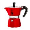 Italian Coffee Pot Bialetti Red Aluminium 50 ml 1 Cup