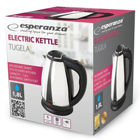 Kettle Esperanza EKK104S Silver Stainless steel Plastic 2200 W 1,8 L