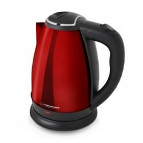 Kettle Esperanza EKK113R Black Red Stainless steel Plastic 1800 W 1,8 L