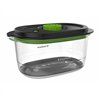 Lunch box Foodsaver FFC022X Black Transparent Plastic 1,2 L