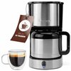 Superautomatic Coffee Maker Clatronic KA 3805 Black Steel 800 W