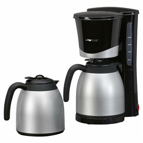Superautomatic Coffee Maker Clatronic KA 3328 Black Steel