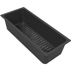 Draining Rack for Kitchen Sink Pyramis 521019601 Black Polyurethane 1 Piece