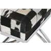 Bench DKD Home Decor Brown Cream Silver Dark brown Steel 53 x 40 x 43 cm