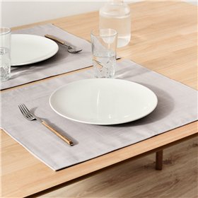 Place mat Belum Liso Grey 50 x 40 cm Smooth 2 Units