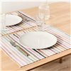 Place mat Belum Naiara 4-100 Multicolour 50 x 40 cm Stripes 2 Units