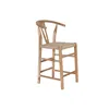 Stool DKD Home Decor Natural Teak 52 x 55 x 98 cm