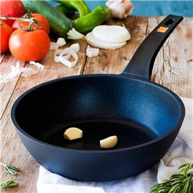 Sauteeing pan BRA A271120 Ø 20 cm Black Aluminium (1 Unit)