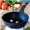 Sauteeing pan BRA A271120 Ø 20 cm Black Aluminium (1 Unit)