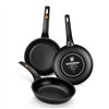 Wok Pan BRA Sartén Efficient Black Aluminium Ø 24 cm