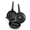 Wok Pan BRA Sartén Efficient Black Aluminium Ø 24 cm