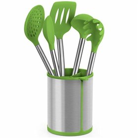 Set of Kitchen Utensils BRA A197011 Green Stainless steel (5 Pieces)