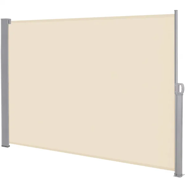 Side awning Springos AW0005 350x180 cm retractable light beige screen