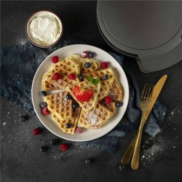 Waffle Maker Princess 01.132380.01.001 1200 W Black Silver Steel