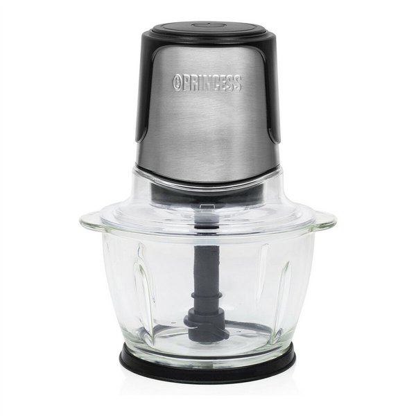 Mincer Princess 221051 Picadora Black Glass Stainless steel 300 W 1 L