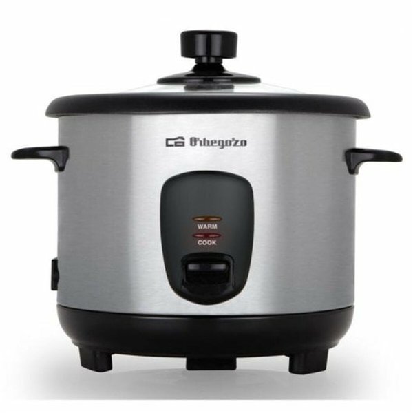 Rice Cooker Orbegozo CO-3025 400 W Black Steel 1 L