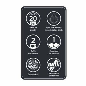 Express Manual Coffee Machine Orbegozo 18309 Black