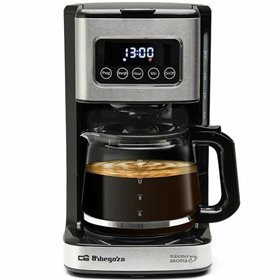 Drip Coffee Machine Orbegozo 18262 Black 900 W 15 Cups