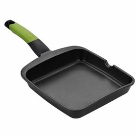 Griddle Plate BRA A121459 Black Metal Aluminium Ø 28 cm