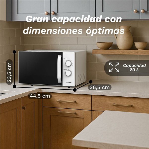 Microwave Grunkel MWG-20GRILL 700 W 20 L