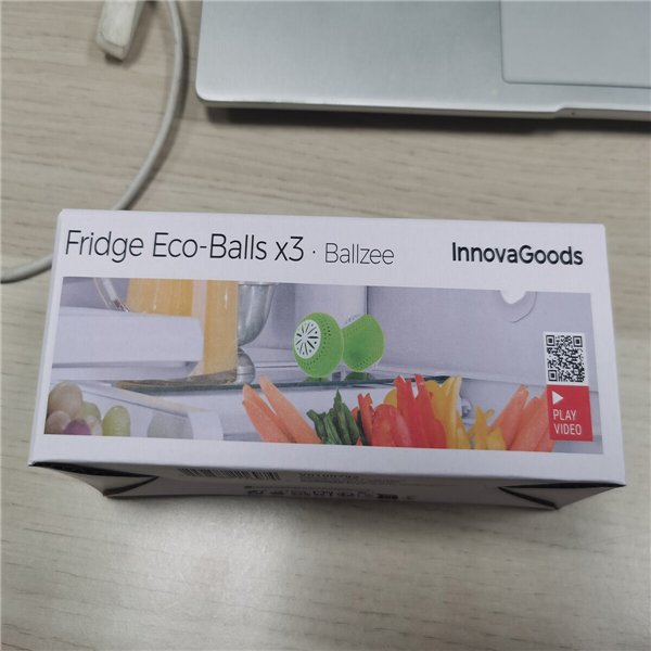 Fridge Eco Balls InnovaGoods 3 Units