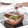 All-Purpose Copper Pan Set 5 in 1 Coppans InnovaGoods 4 Pieces