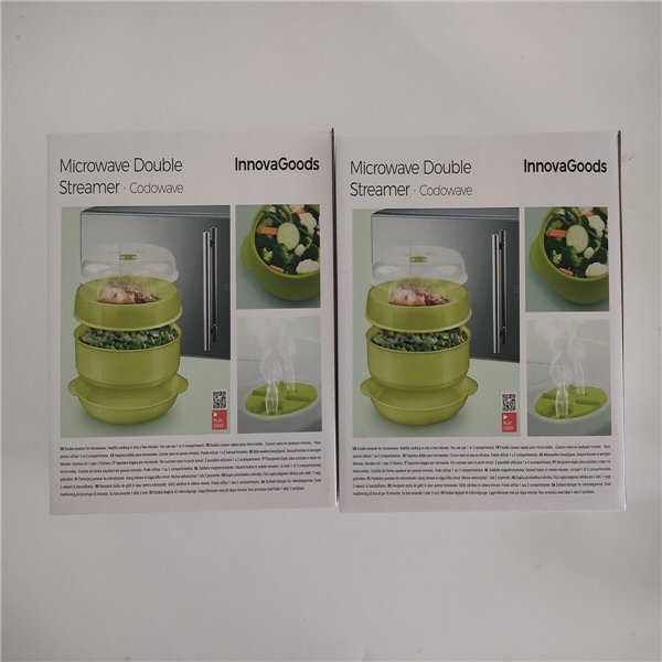 Dvigubas garintuvas mikrobangų krosnelėje „Codowave InnovaGoods“