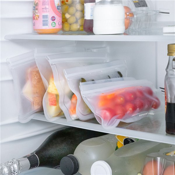 Daugkartinio naudojimo maisto maišelių rinkinys Freco InnovaGoods 10 dalių