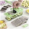7 in 1 vegetable cutter, grater and mandolin with recipes and accessories Choppie Expert InnovaGoods
