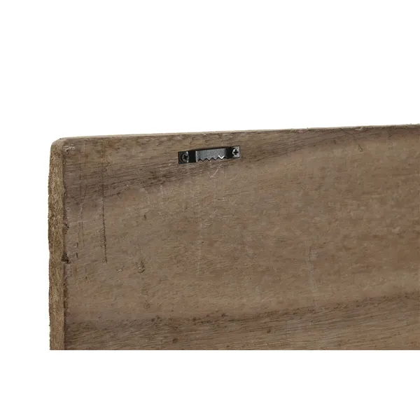 Wall mounted coat hanger Home ESPRIT Natural Paolownia wood 89 x 6 x 62 cm