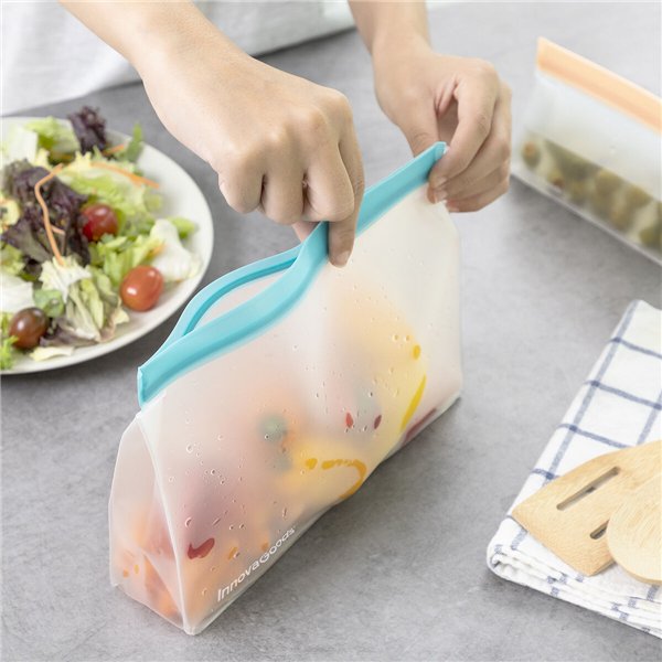 Uudelleenkäytettävien hermeettisesti suljettujen pussien setti Zags InnovaGoods 6 kpl