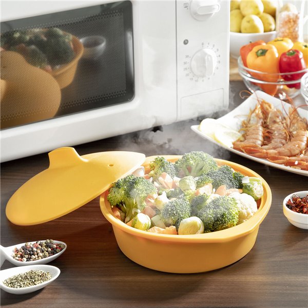 Daudzfunkcionāls silikona tvaicētājs ar receptēm Silicotte InnovaGoods