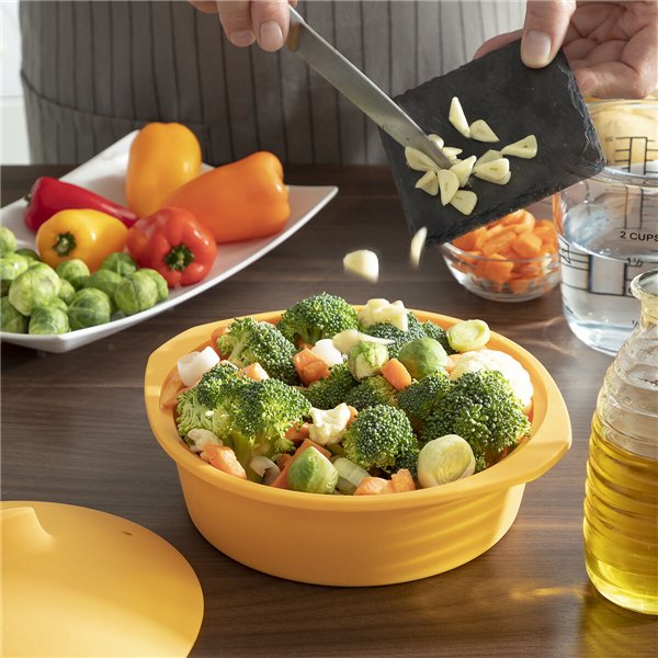 Daugiafunkcis silikoninis garintuvas su receptais Silicotte InnovaGoods