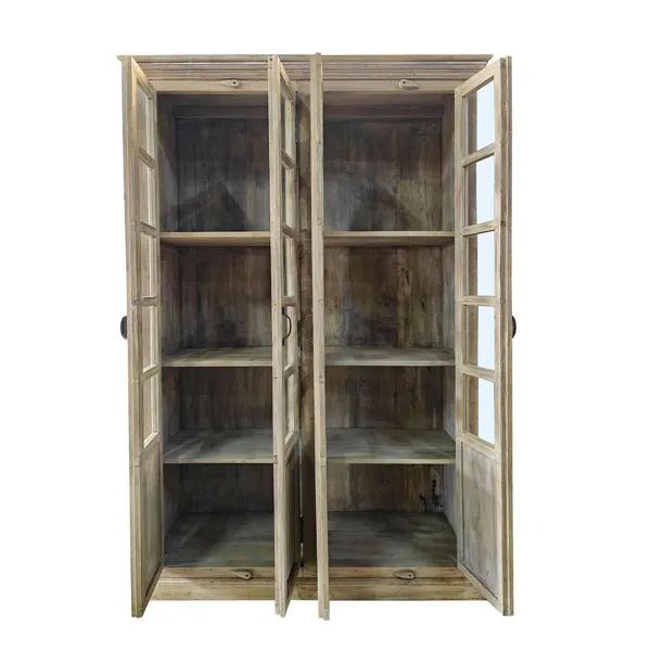 Display Stand Home ESPRIT White Mango wood 135 x 50 x 210 cm