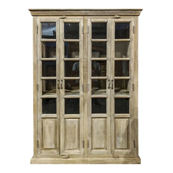 Display Stand Home ESPRIT White Mango wood 135 x 50 x 210 cm