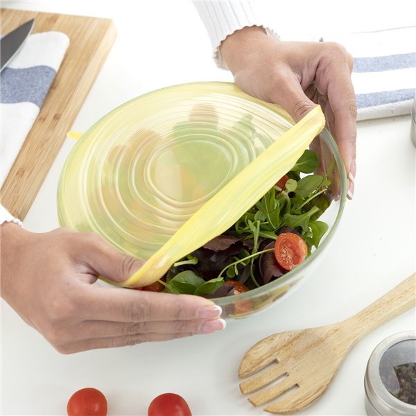 10 uudelleenkäytettävän ja säädettävän keittiökannen setti Lilyd InnovaGoods