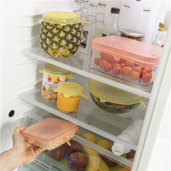 10 uudelleenkäytettävän ja säädettävän keittiökannen setti Lilyd InnovaGoods