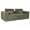Sofa Home ESPRIT Green Scandi 220 x 158 x 91 cm